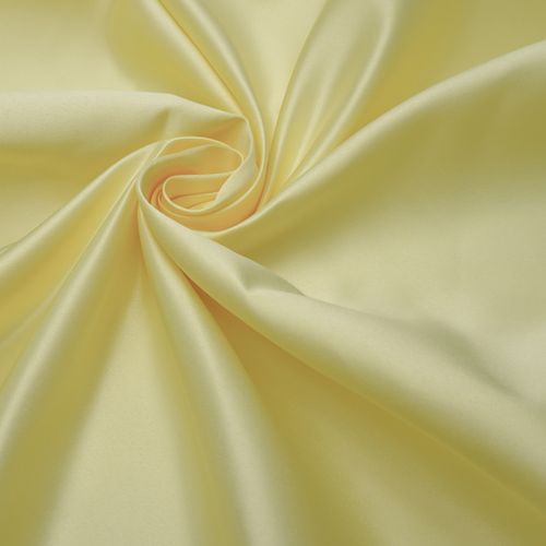 Tecido cetim bucol amarelo manteiga