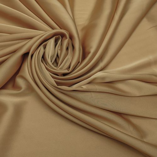 Tecido crepe lorraine nude escuro