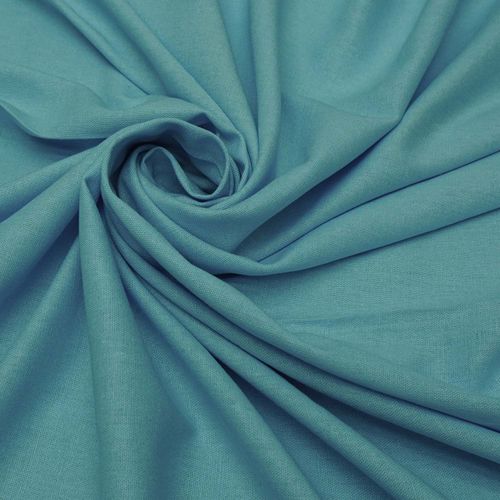 Tecido linho misto com elastano azul bebê
