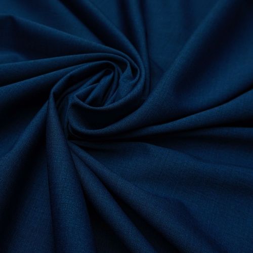 Tecido alfaiataria lã fria c/ elastano azul marinho (tecido italiano legitímo)