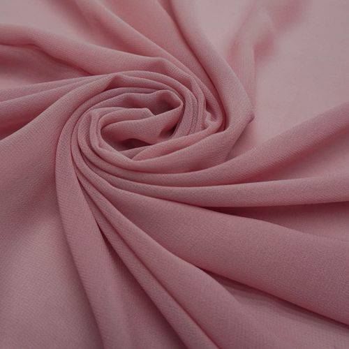 Tecido musseline toque de seda rosa claro