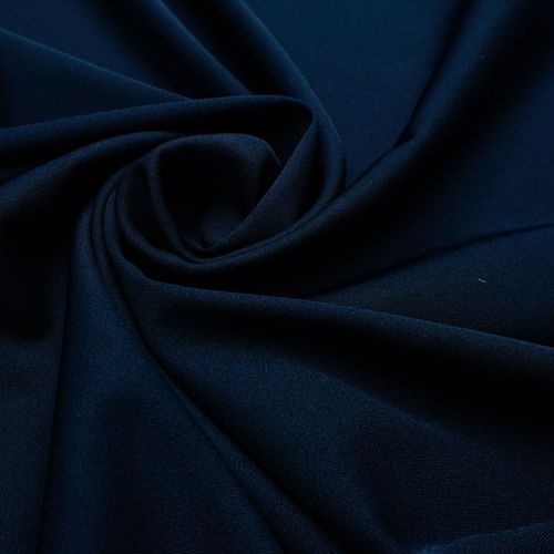 Tecido alfaiataria spandex two way azul marinho
