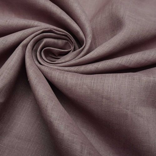 Tecido cambraia de linho puro lilas envelhecido