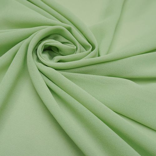 Tecido musseline toque de seda verde claro