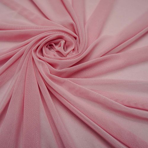 Tecido tule de malha rosa