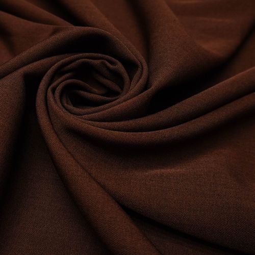 Tecido alfaiataria gabardine com elastano marrom