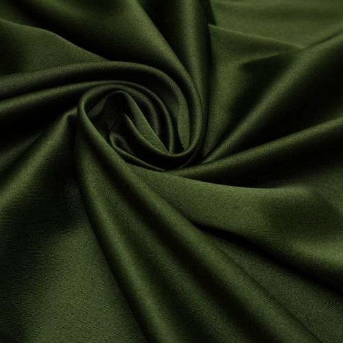 Tecido cetim bucol com elastano verde oliva