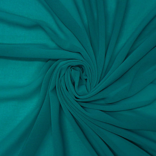 Tecido musseline toque de seda verde turquesa - und 160x147cm-1781531569809