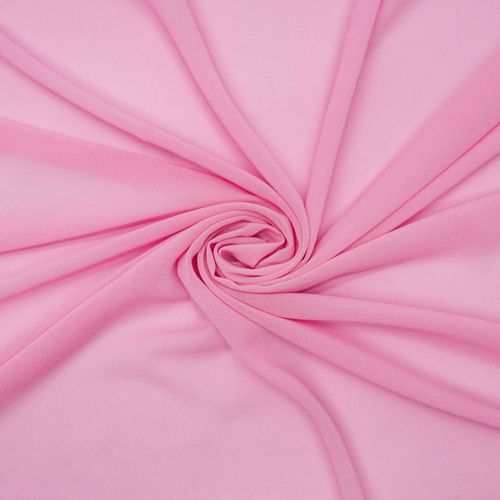 Tecido musseline toque de seda rosa - und 60x148cm