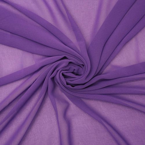 Tecido musseline toque de seda roxo - und 40x145cm