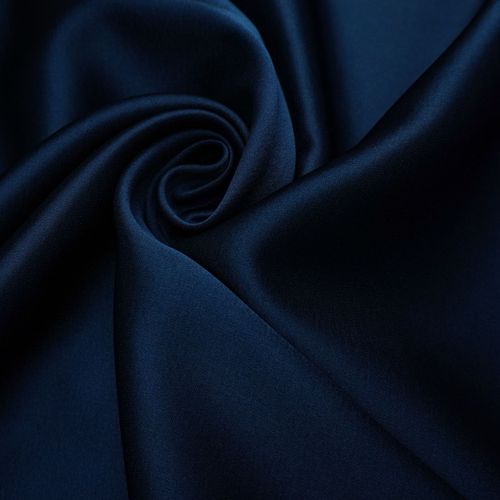 Tecido crepe madri azul marinho