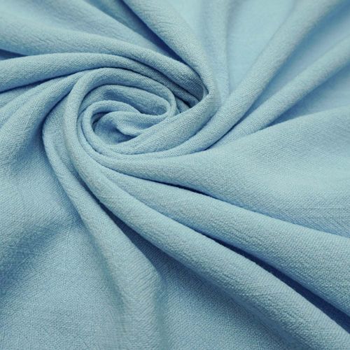 Tecido linho misto azul bebe