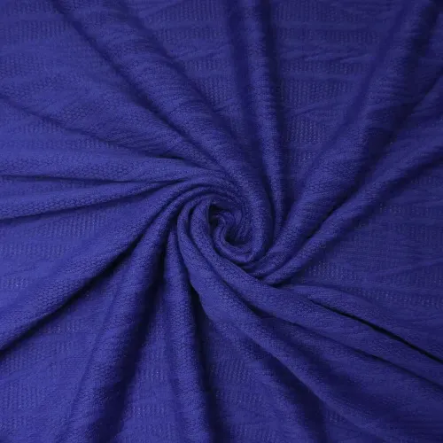 Tecido malha tricot azul royal - und 140x150cm