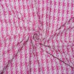 Tecido tweed pink fio metalizado - und 150x150cm-1782570478869