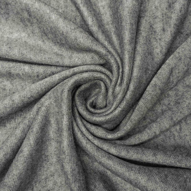 Tecido malha tricot cinza mescla - und 170x155cm-1782571091887
