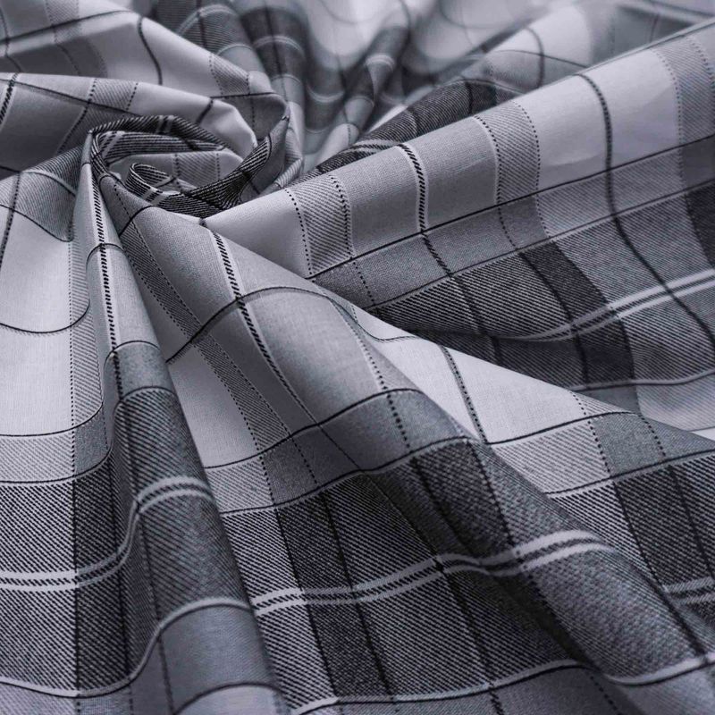 Tecido tricoline estmpado preto/ branco - und 50x150cm-1782573076990