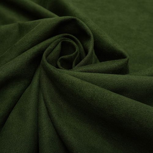 Tecido malha suede verde oliva