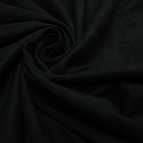 Tecido malha suede preto