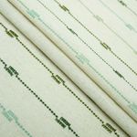 Tecido viscolinho bordado multicolor verde - und 30x127cm-1783368515275