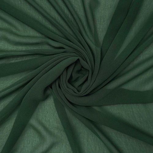 Tecido musseline toque de seda verde esmeralda - und 150x147cm