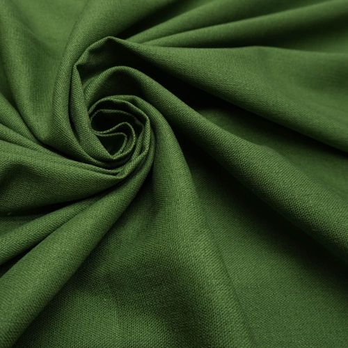 Tecido linho misto com elastano verde oliva claro