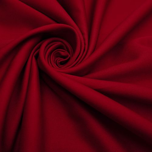 Tecido crepe alfaiataria leve vermelho