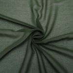 Tecido musseline toque de seda verde oliva - und 66x147cm-1784135430369