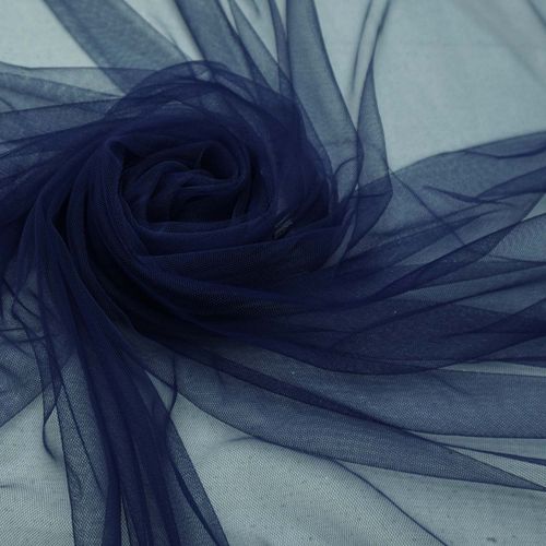Tecido tule ilusion azul marinho