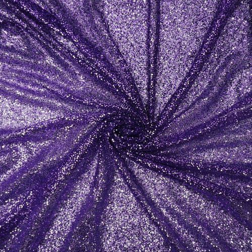 Tecido tule com glitter cheio roxo - und 80x140cm