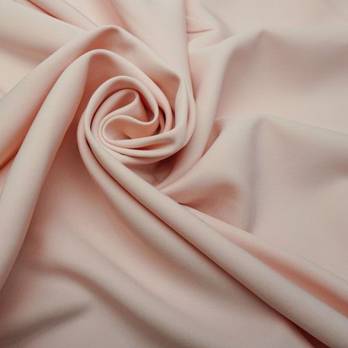 Tecido crepe alfaiataria leve rosa bebe