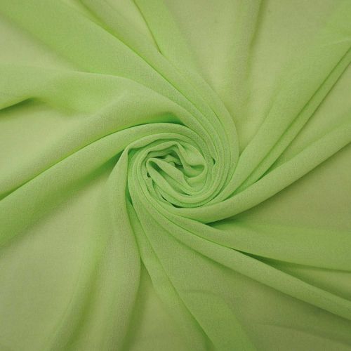 Tecido musseline toque de seda verde lima - und 190x148 cm