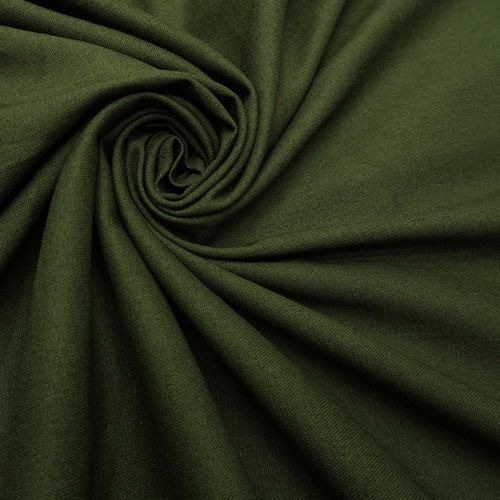 Tecido linho misto com elastano verde oliva