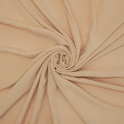 Tecido crepe summer creme escuro - und 70x145cm