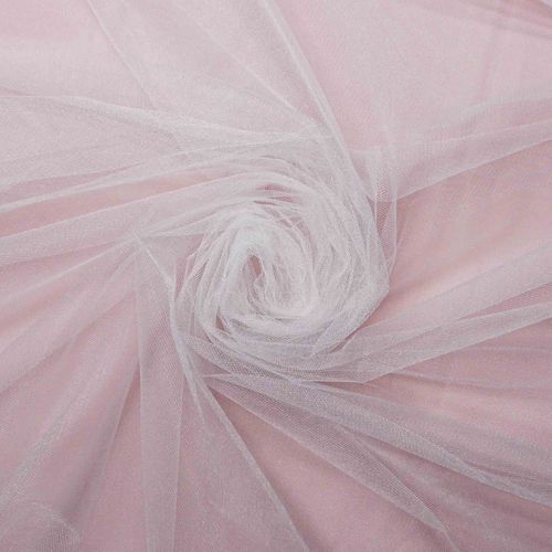 Tecido tule francês cristal off white - und 40x320cm
