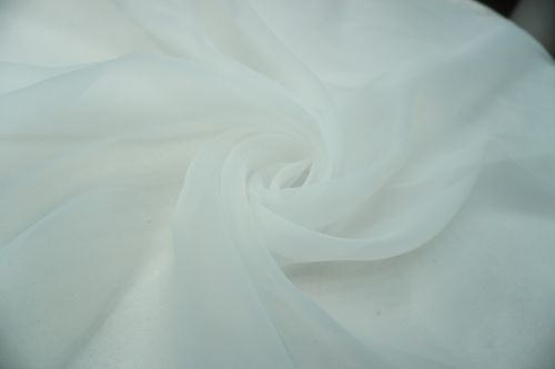 Tecido organza encorpada premium branco