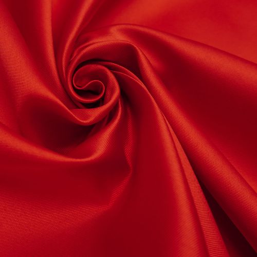 Tecido zibeline diagonal vermelho tomate
