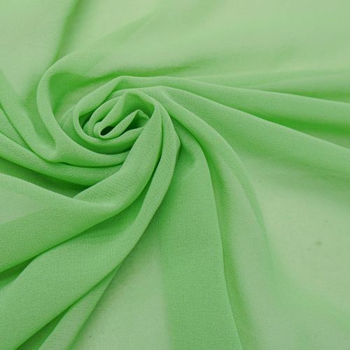 Tecido musseline toque de seda verde menta