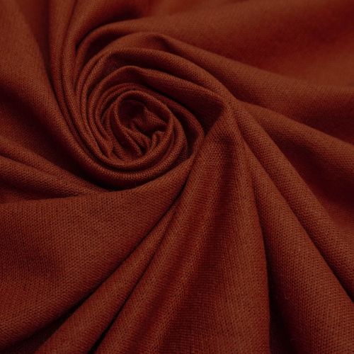 Tecido linho misto com elastano terracota