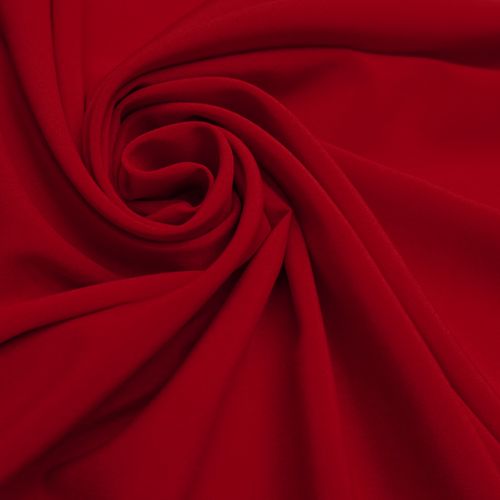 Tecido seda pluma vermelho
