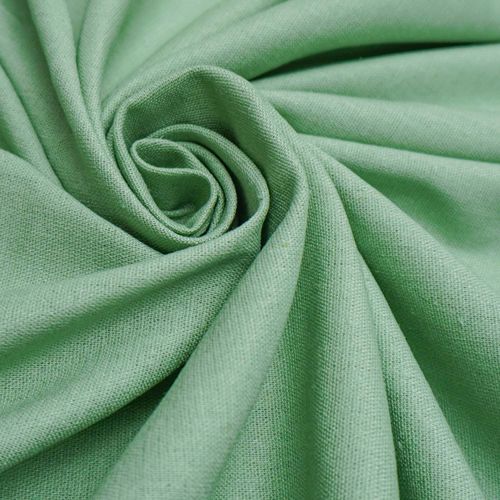 Tecido linho misto com elastano verde menta