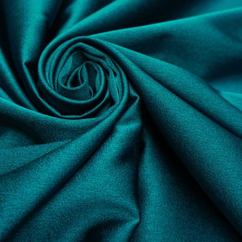 Tecido crepe versailles aveludado verde petróleo