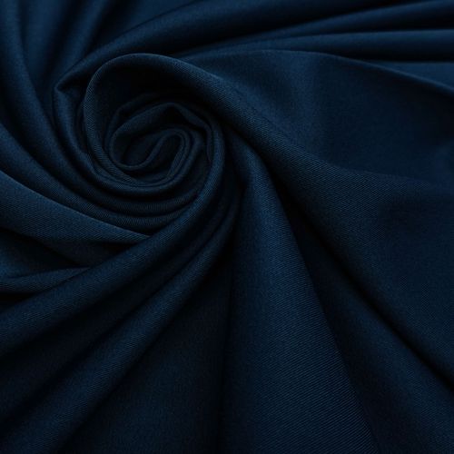 Tecido alfaiataria spandex two way azul marinho