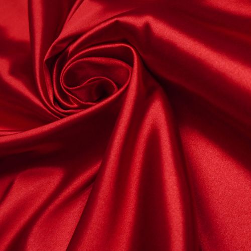 Tecido cetim com elastano vermelho