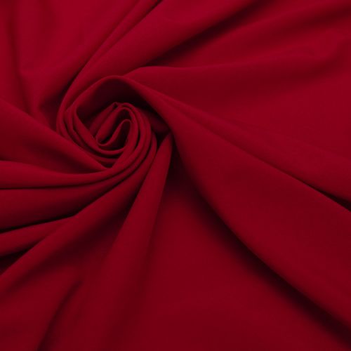 Tecido seda pluma vermelho