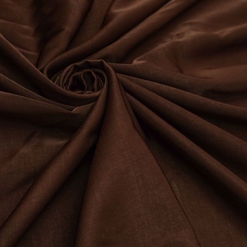 Tecido viscose mista marrom chocolate