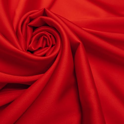 Tecido crepe lorraine vermelho