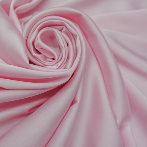 Tecido crepe lorraine rosa bebê